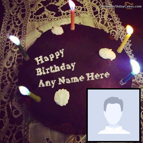 Create Birthday Cake For Boyfriend With Name And Photo