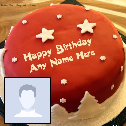 Birthday cake with name photo editor online free