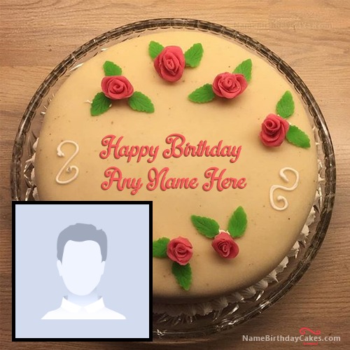 Create Birthday Cake For Boyfriend With Name And Photo