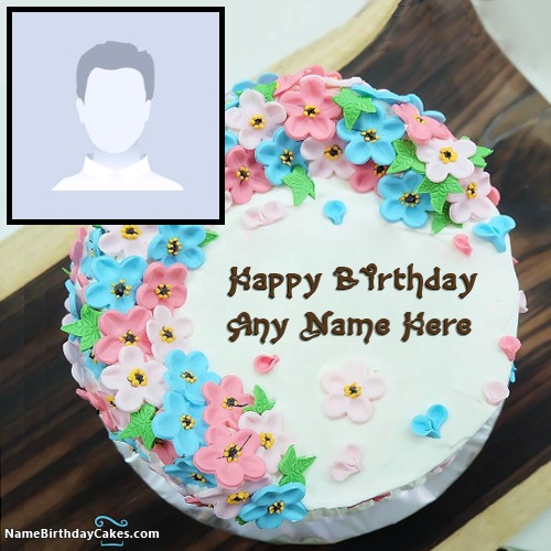 Happy Birthday Cake For Sister With Name And Photo