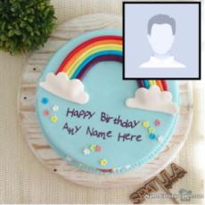 Create Kids Birthday Cake With Name And Photo