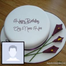 Happy Birthday Cake For Sister With Name And Photo