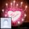 Romantic Candles Happy Birthday Cake Pic With Name